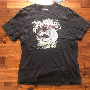 True religion no love lost tee shirt black